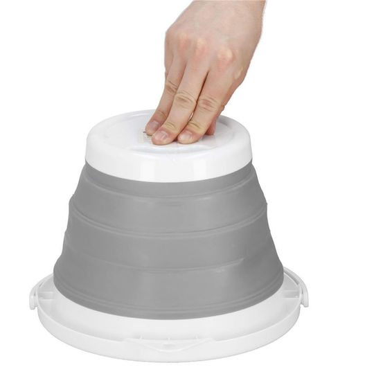 Pliere Lavoar Rotund 31x24cm. Capacitate 10lt Alb