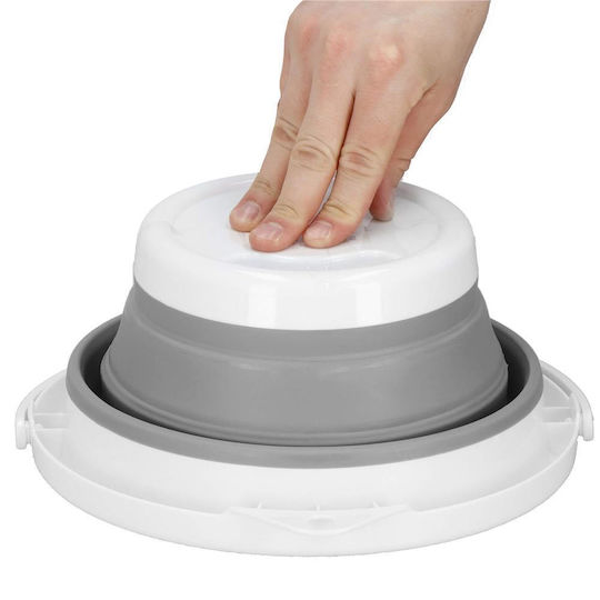 Pliere Lavoar Rotund 31x24cm. Capacitate 10lt Alb
