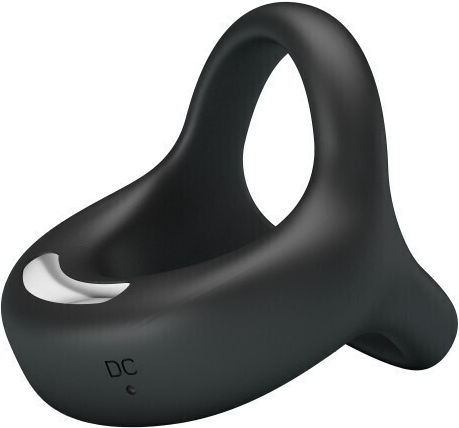 Pretty Love Vibrant Penis Ring Δονούμενο Δαχτυλίδι Πέους Σιλικόνης Μαύρο BI-210322