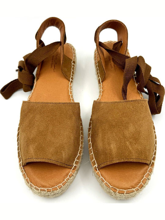 Sandale Casual Damă de Piele Kaki