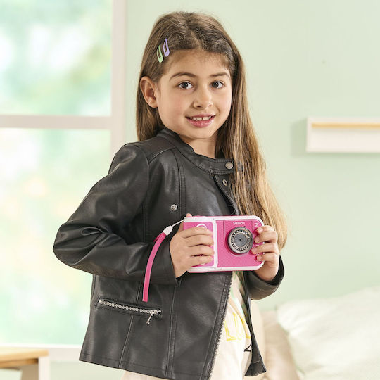 Vtech Kidizoom Print Compact Φωτογραφική Μηχανή 2MP με Οθόνη 2.4" και Ανάλυση Video 320 x 240 pixels Θερμικής Εκτύπωσης Ροζ