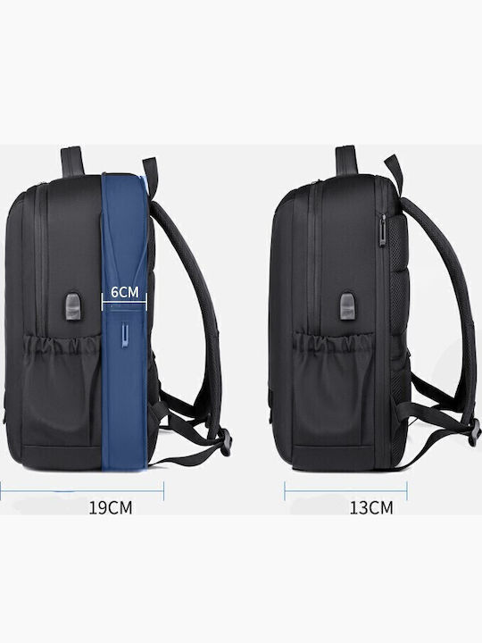 R&J Backpack Αδιάβροχο 25lt Μαύρο