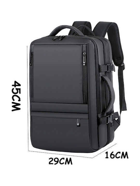 R&J Backpack Αδιάβροχο 31lt Μαύρο
