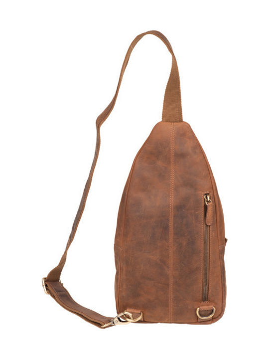 Leather Men's Bag Shoulder / Crossbody Brown