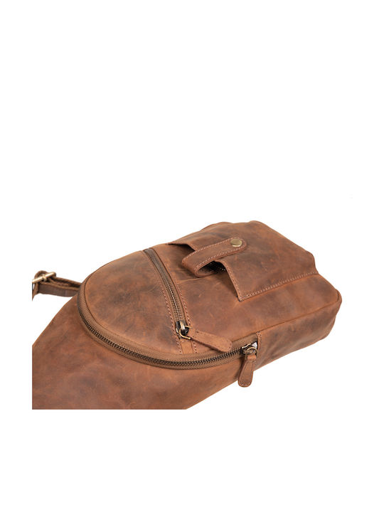 Leather Men's Bag Shoulder / Crossbody Brown