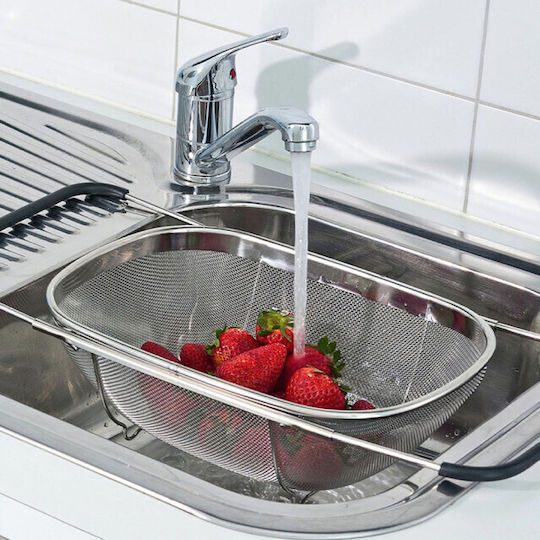 Pufo Stainless Steel Expandable Strainer Sink 36 X 24 Cm