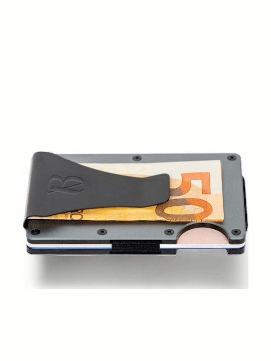 Money Clip with RFID Gray