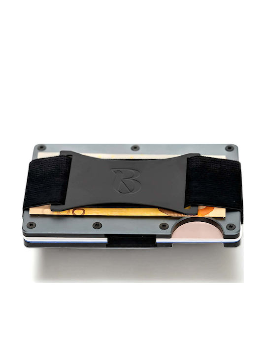 Money Clip with RFID Gray