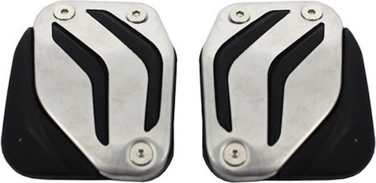 Carner Car Footrest Board for Bmw X3 / X4 / Series 5 / Series 6 Aluminum Silver 4pcs