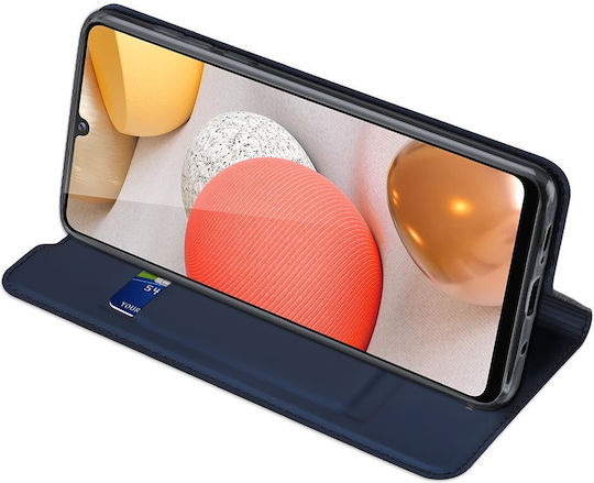 Dux Ducis Задна корица Кожа / Силикон Тъмносин (Galaxy A42)