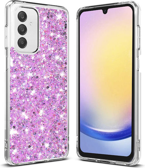 Techsuit Back Cover Plastic / Silicone Purple (Galaxy A25 5G)