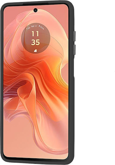 Techsuit Halofrost Back Cover Σιλικόνης Μαύρο (Motorola Moto G04 / Moto G04s / Moto G24)