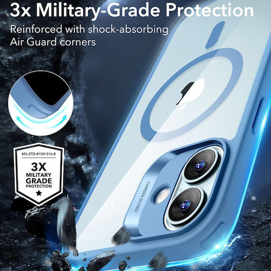 ESR Classic Hybrid Halolock Back Cover Σιλικόνης / Πλαστικό 0.7mm Διάφανο (iPhone 16)