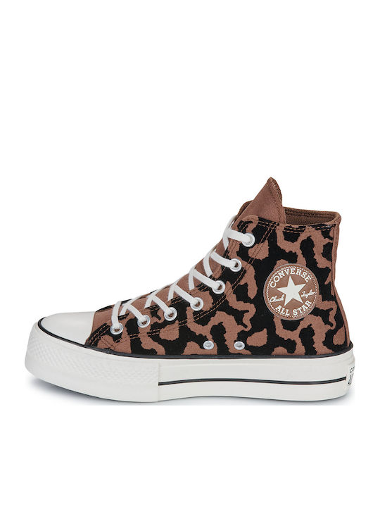 Women's Flatforms Boots Leopard Remix