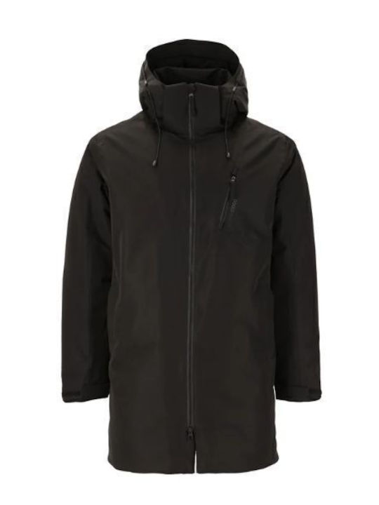Winter Jacket Parka Waterproof and Windproof Black