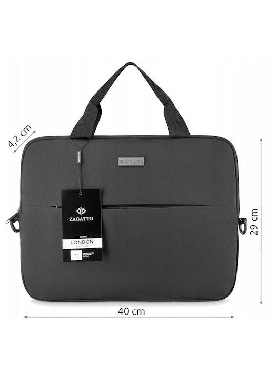 Zagatto Geantă De umăr / de mână pentru laptop 15.6" în culoarea Gri ZG89