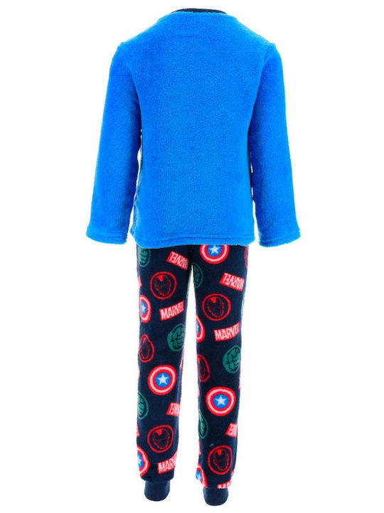 Superheroes Παιδική Πιτζάμα Χειμωνιάτικη Fleece