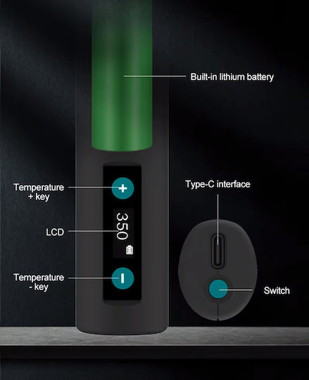 Sunshine Lötkolben Batterie mit Temperaturregelung