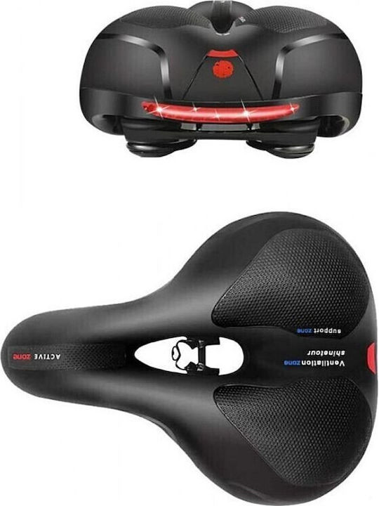 Schwarz Fahrradsattel