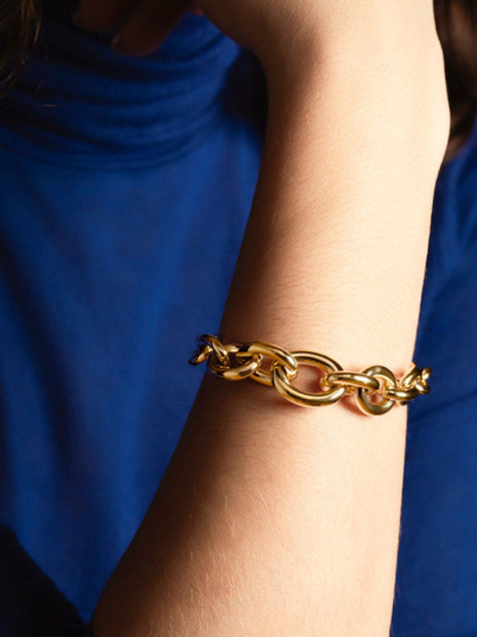 Lotus Watches Bracelet made of Steel Gold Plated