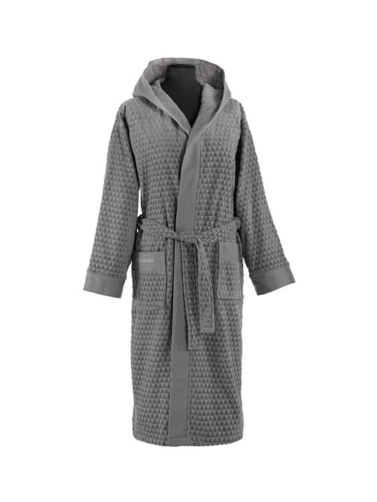 Guy Laroche Tokyo Hooded Bathrobe Anthracite