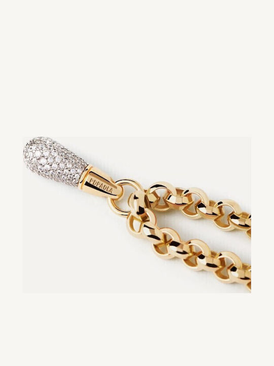 P D Paola Necklace Made Of Gold Plated Silver