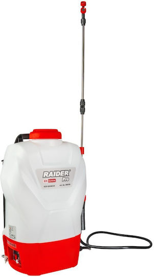 Raider Ψεκαστήρας 20V Solo Μπαταρίας με Χωρητικότητα 16lt 3bar σε Λευκό χρώμα