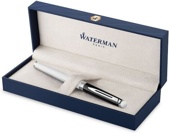 Waterman Hemisphere Colour Block Black-white Fountain Pen 3026982028440 Nibs Fine