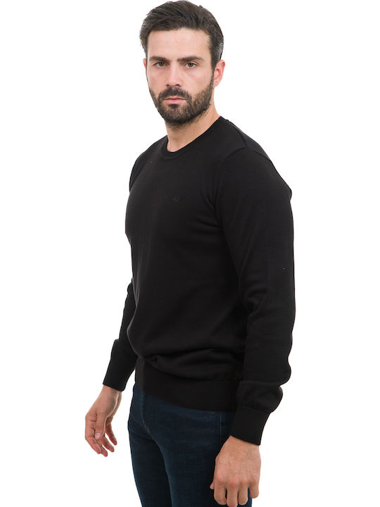 Langarm-Pullover Schwarz
