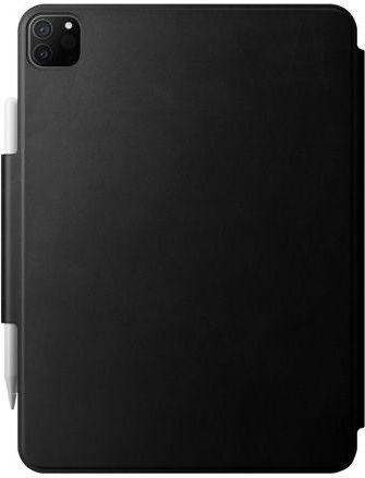 Nomad Фолио Флип Капак Естествена Кожа Издръжлива с Клавиатура Черна (iPad Pro 2018 11" / iPad Pro 2020 11" / iPad Pro 2021 11" / iPad Pro 2022 11'' / iPad Air 11" 2024/2025/2026)