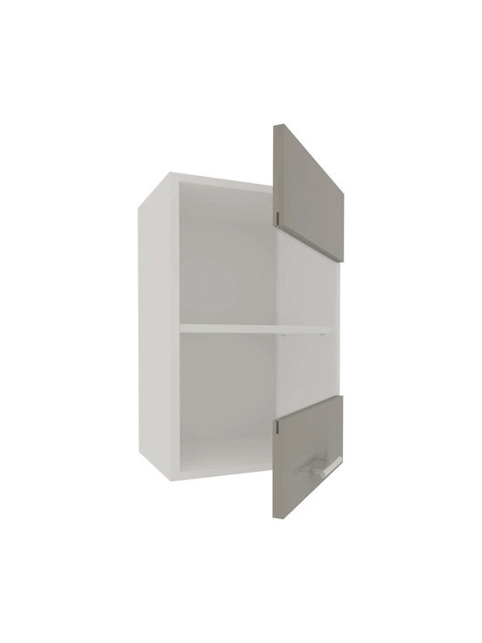 Superior Dulap Suspendata cu Blat de Lucru Glossy Gray/white 40x30x60buc
