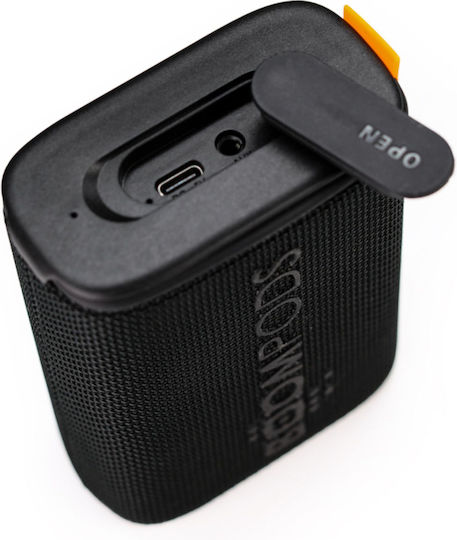 Boompods Beachboom Waterproof Bluetooth Speaker 5W with Battery Life up to 5 hours Ocean Black