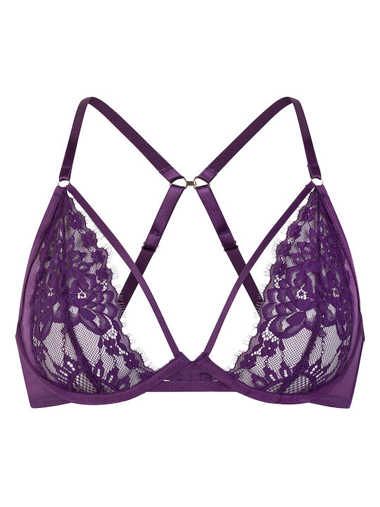 Hunkemöller Bra without Padding Cinnamon, Imperial Purple