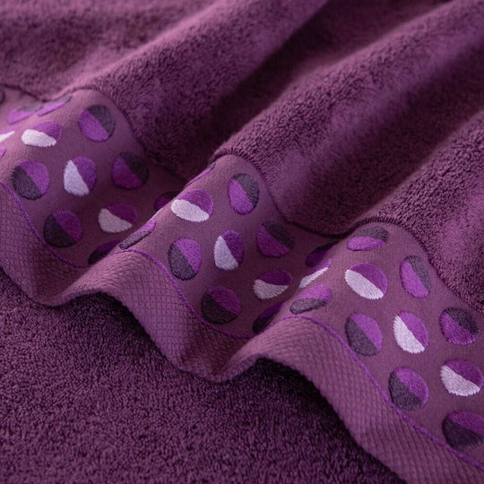 Zwoltex Badehandtuch 70x140εκ. Purple