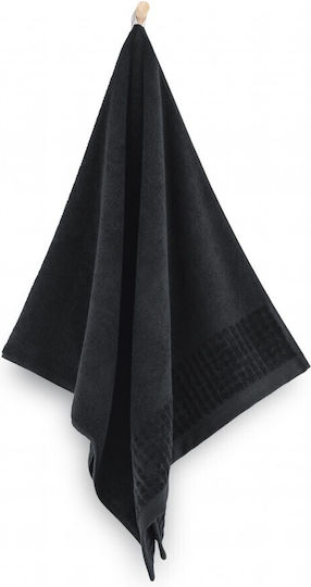 Zwoltex Handtuch Paulo 30x50cm Schwarz Gewicht 500gr/m²