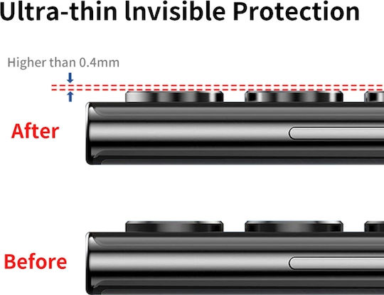 9h Πίσω Camera Protection Tempered Glass Transparent for the Samsung Galaxy S22 5G, S22+ 5G