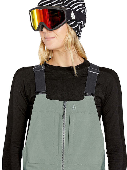 Volcom Swift Bib Overall H1352506-LCG Γυναικεία Σαλοπέτα Σκι & Snowboard Πράσινη