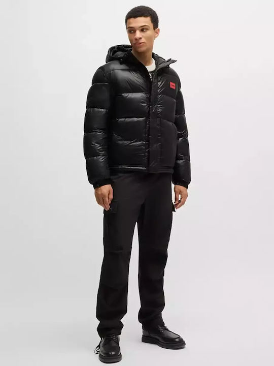 Μπουφάν Puffer Αδιάβροχο Μαύρο