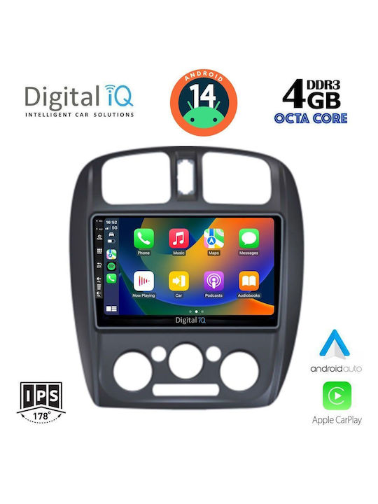 Digital IQ Car Audio System for Mazda 323 1998-2004 (Bluetooth/USB/AUX/WiFi/GPS/Apple-Carplay/Android-Auto) with Touch Screen 9"