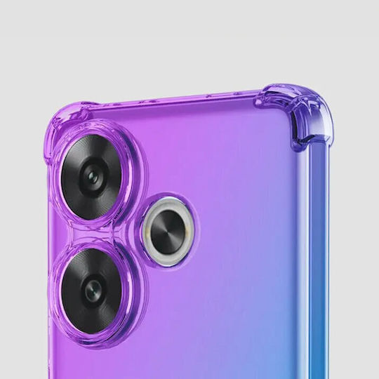 Θήκη Xiaomi Poco F6 Gradient Dropproof Μωβ Μπλε