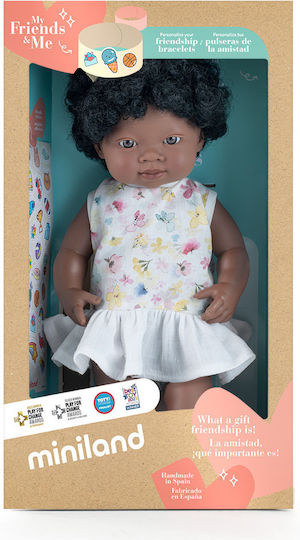 Miniland Baby-Puppe Afrikanisch 38 cm