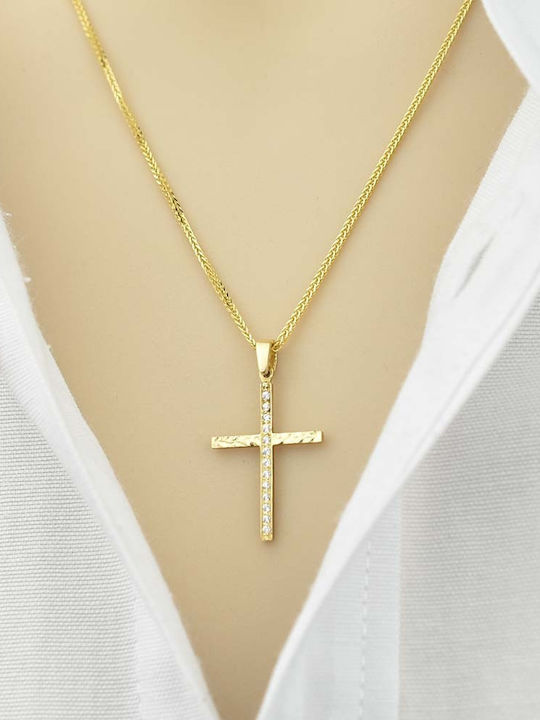 Goldjewels Damen Gold Kreuz 14K