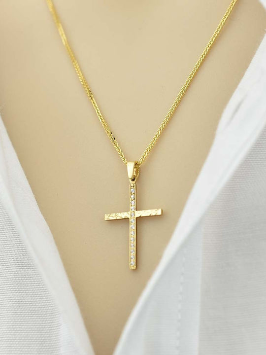 Goldjewels Damen Gold Kreuz 14K