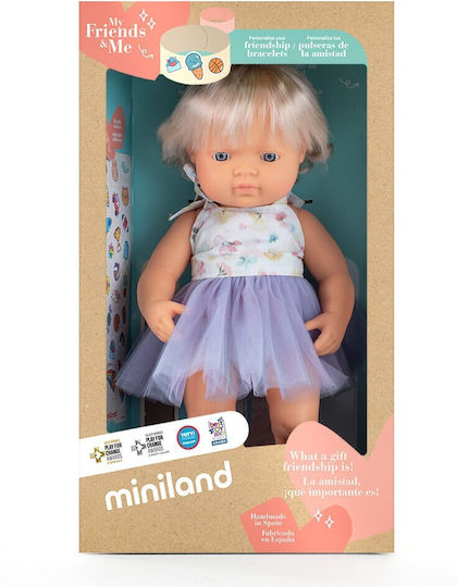 Miniland Μωρό Κούκλα Κορίτσι με Κοχλιακό Εμφύτευμα 38 εκ.