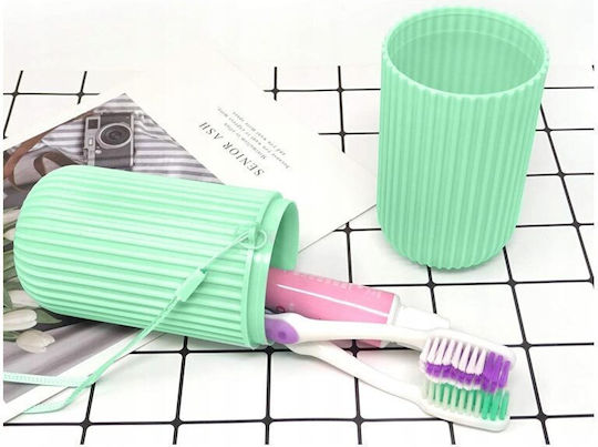 Toothbrush Travel Case Plastic Green 5907451361030