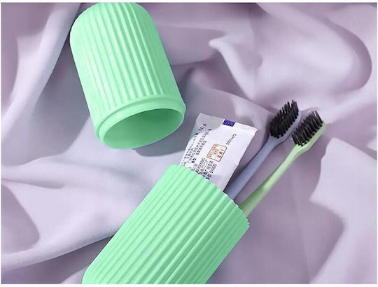 Toothbrush Travel Case Plastic Green 5907451361030