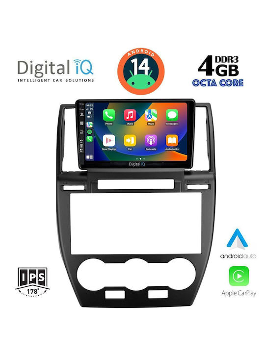 Digital IQ Car Audio System for Land Rover Freelander 2006-2014 (Bluetooth/USB/AUX/WiFi/GPS/Apple-Carplay/Android-Auto) with Touch Screen 9"