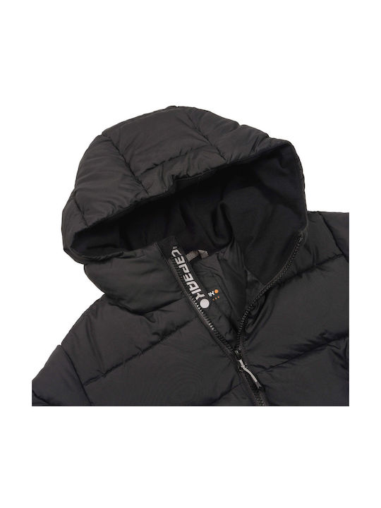 Παιδικό Casual Μπουφάν με Κουκούλα Black