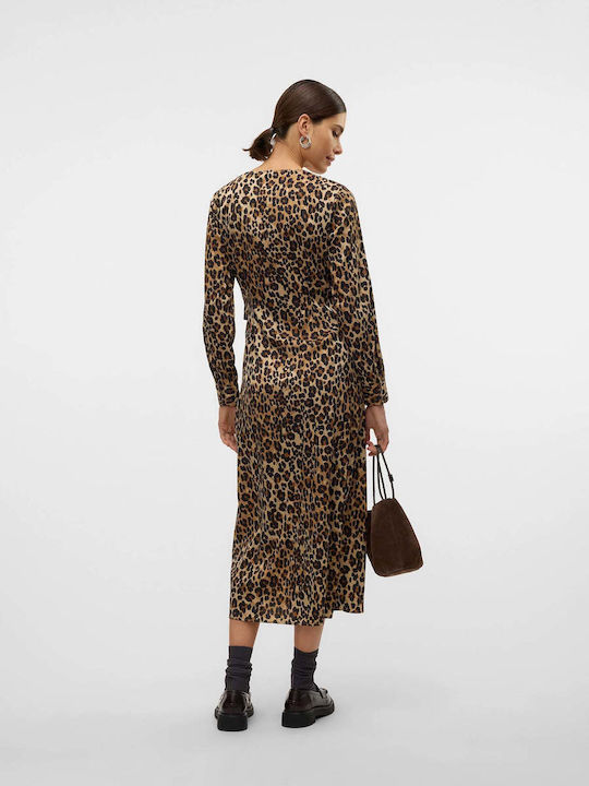 Vero Moda Dress Wrap Brown