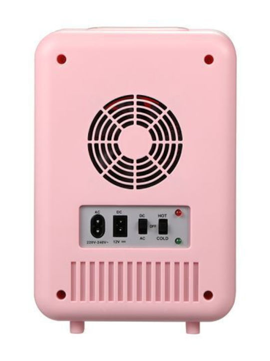 TempMaster Cosmetic Refrigerator 4lt with Mirror & Heating Function Pink 42W